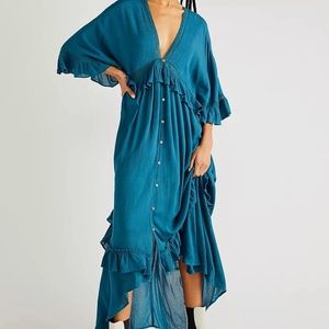 Free People Paradiso Maxi Dress Endless Summer XS NEW